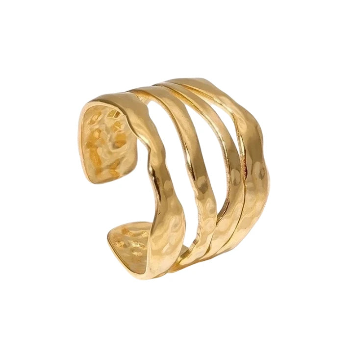 SENDA RING | Irregular Steel 