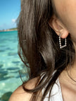 NAU EARRINGS | Steel and Cultured Pearls 