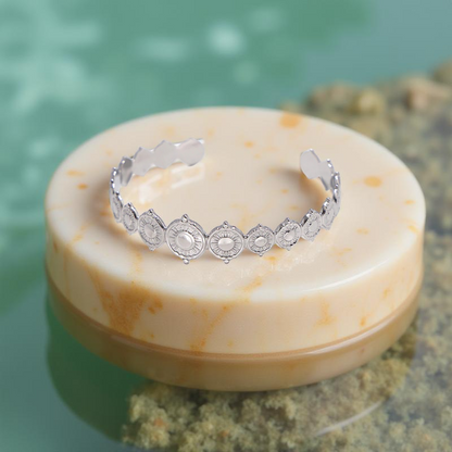 AURA BRACELET | Steel Chain with Pearl 