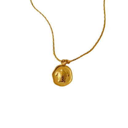 SIRTA NECKLACE | Steel Shells with Zirconia 